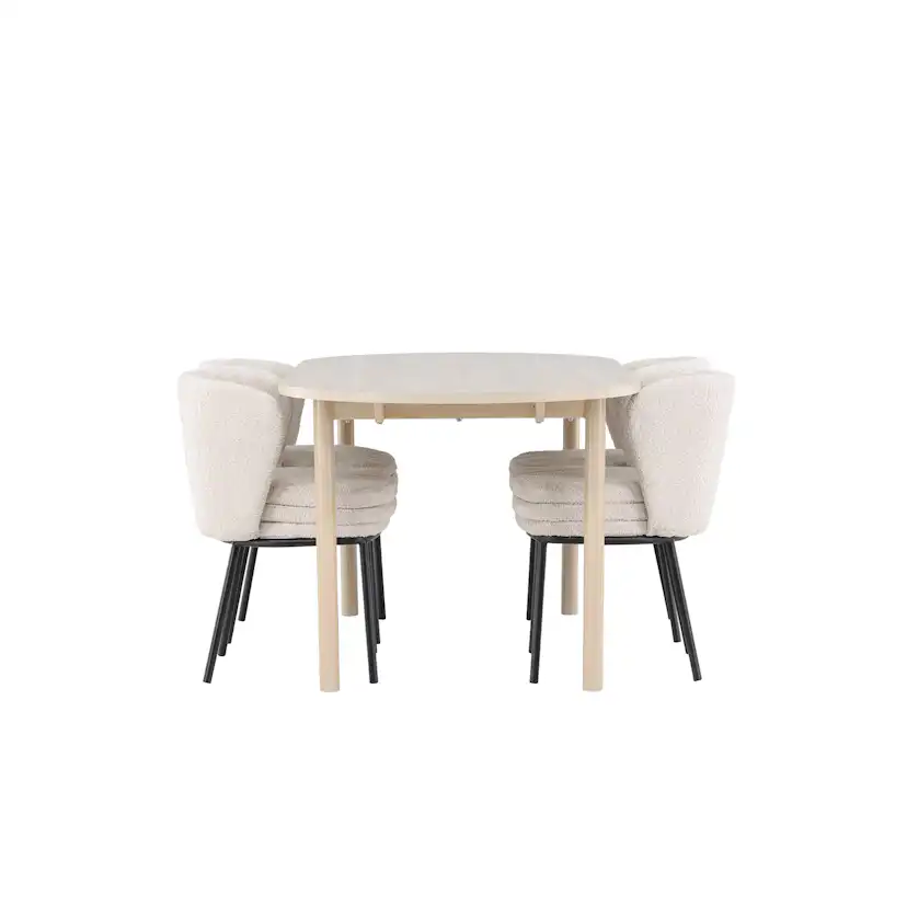 Matgrupp Venture Home Andy 180 med 4 st Agnes Stolar