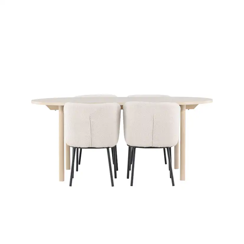 Matgrupp Venture Home Andy 180 med 4 st Agnes Stolar