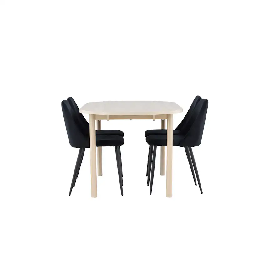 Matgrupp Venture Home Andy 180 med 4 st Night Stolar