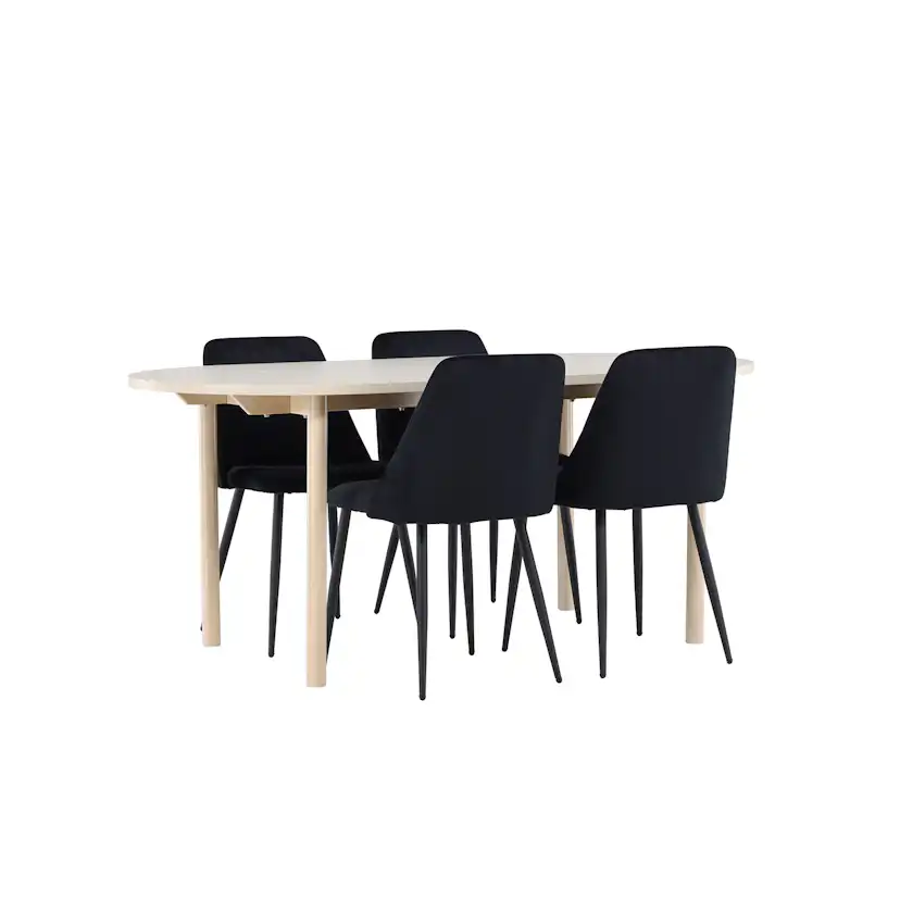 Matgrupp Venture Home Andy 180 med 4 st Night Stolar