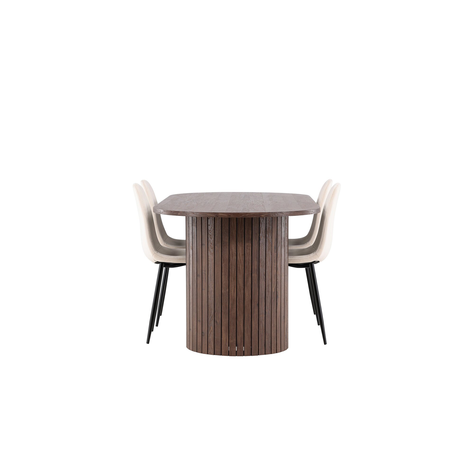 Matgrupp Venture Home Härön 200 med 4 st Polar Stolar Sammet