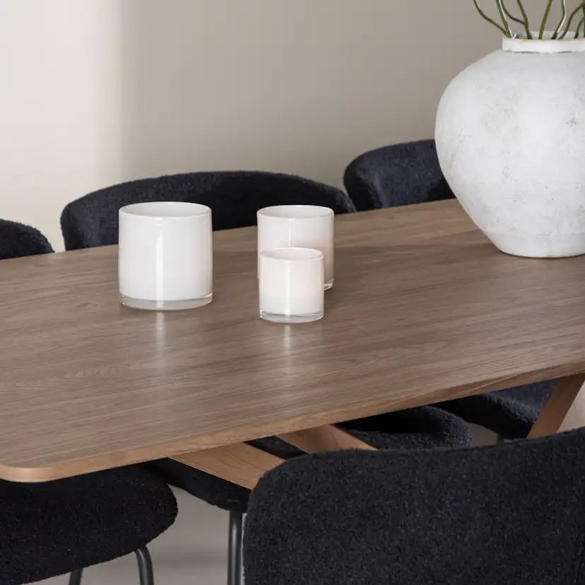 Matgrupp Venture Home Piazza 180 med 6 st Modesto Stolar Teddy