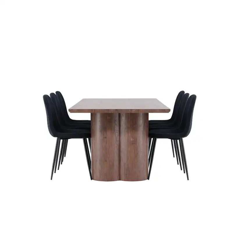 Matgrupp Venture Home Olivia 210 med 6 st Polar Stolar Teddy