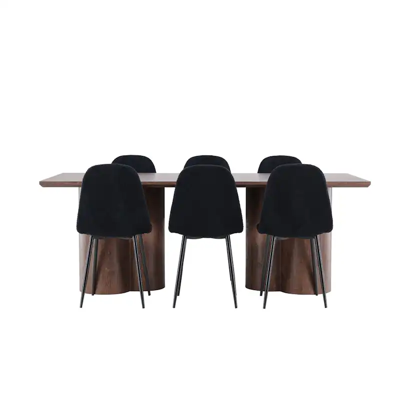 Matgrupp Venture Home Olivia 210 med 6 st Polar Stolar Teddy