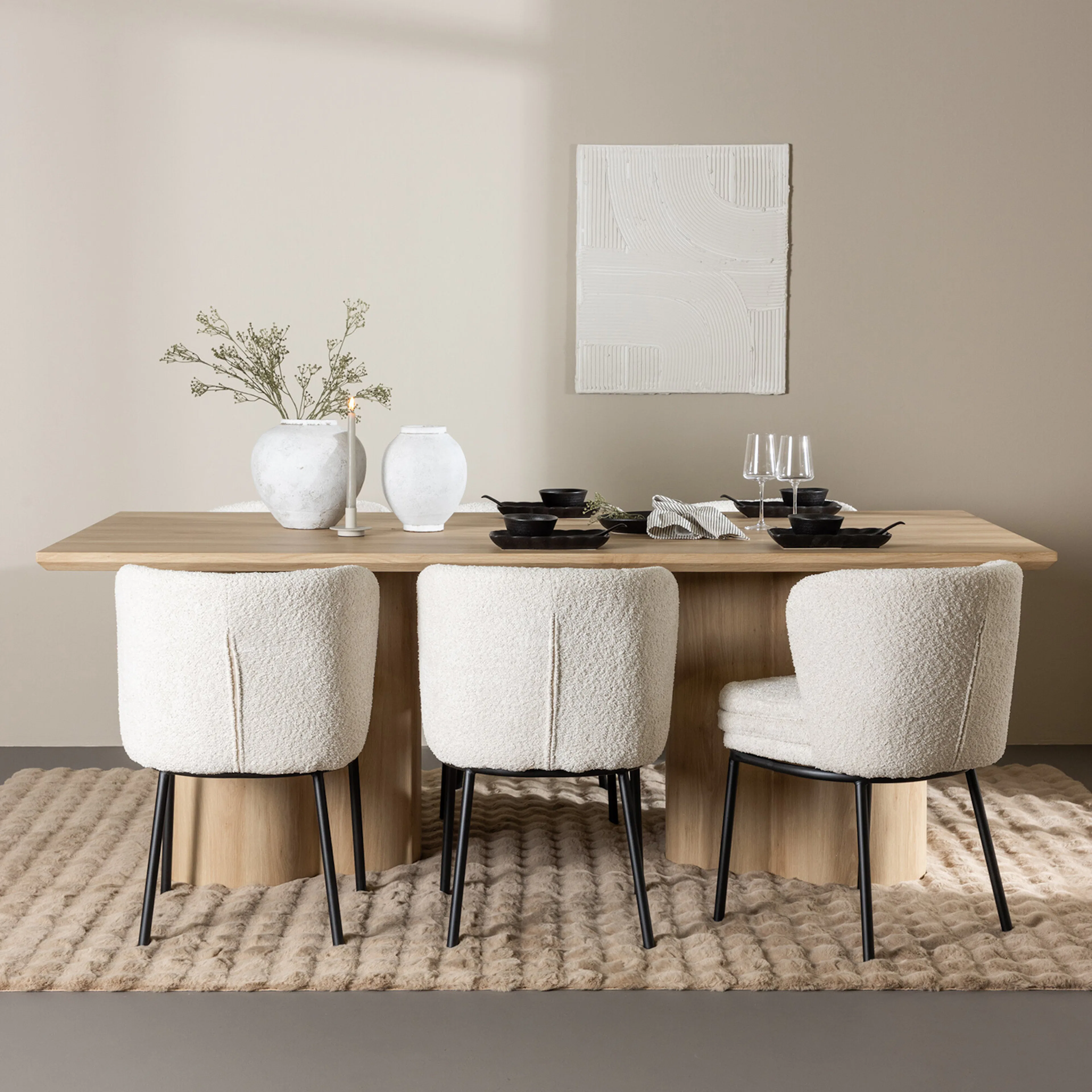 Matgrupp Venture Home Olivia 210 med 6 st Agnes Stolar