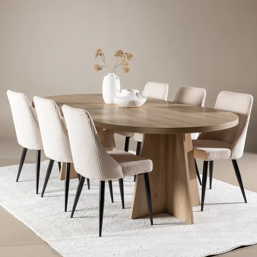 Matgrupp Venture Home Bootcut 230 med 6 st Leone Stolar