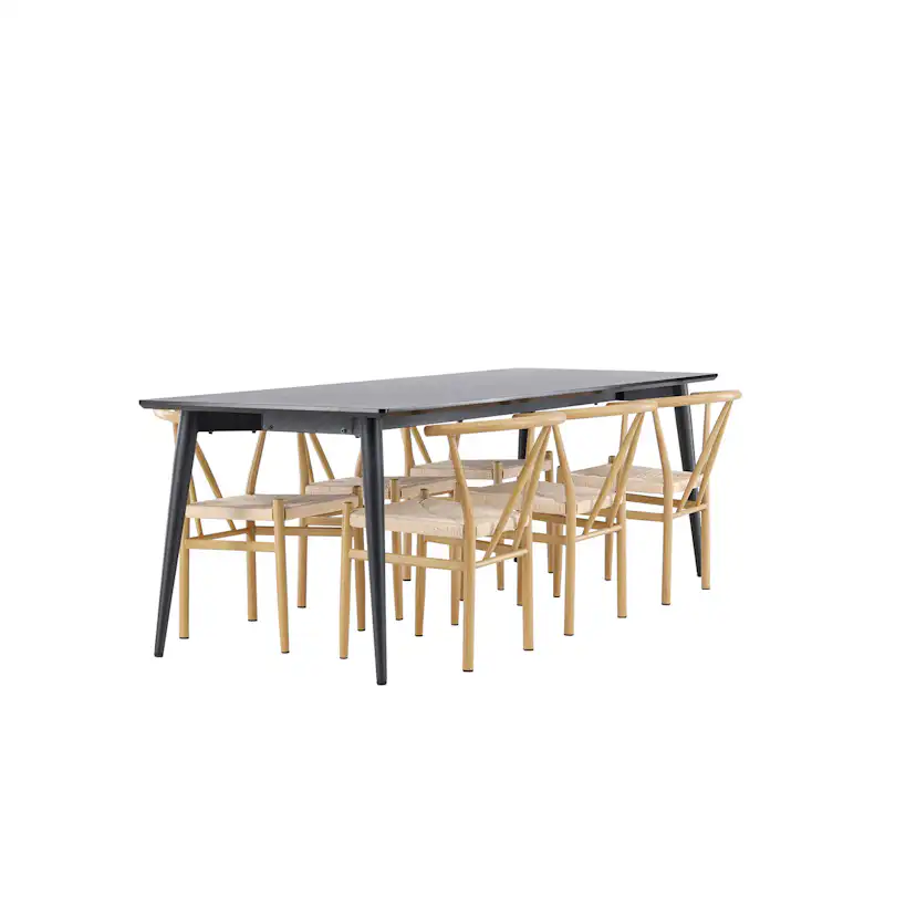 Matgrupp Venture Home Ellis 230 med 6 st Alfons Stolar