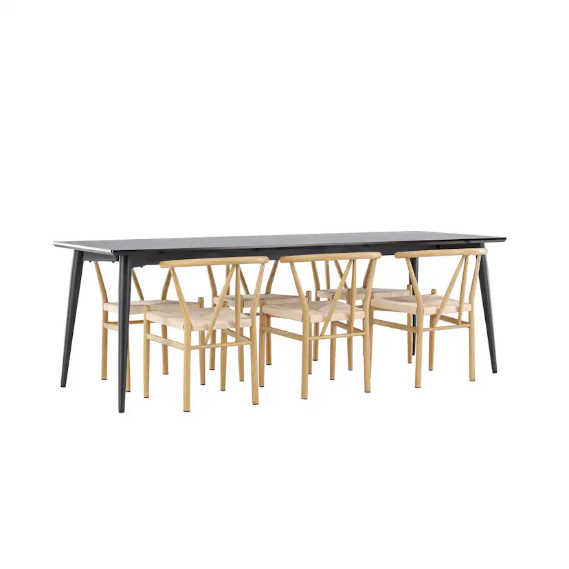 Matgrupp Venture Home Ellis 230 med 6 st Alfons Stolar