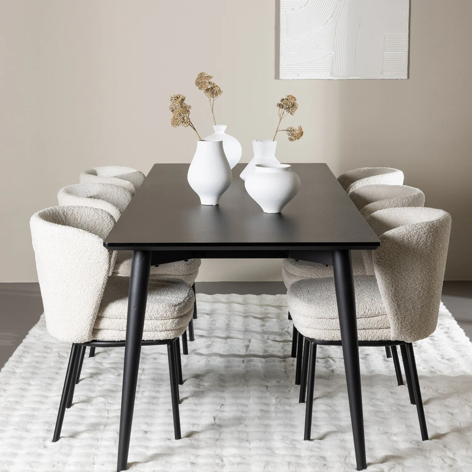 Matgrupp Venture Home Ellis 230 med 6 st Agnes Stolar