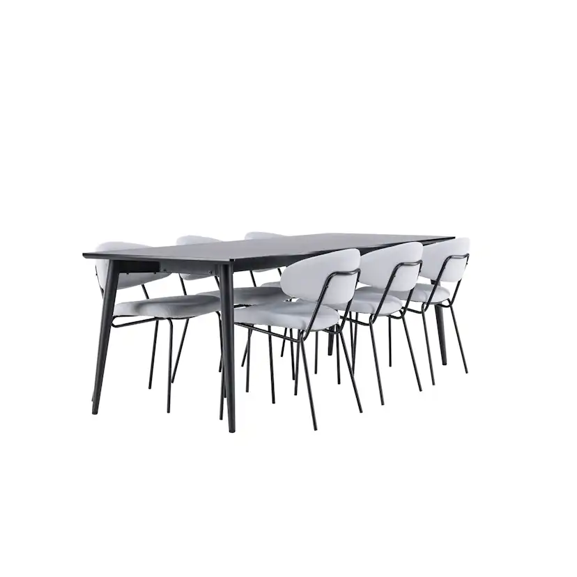 Matgrupp Venture Home Ellis 230 med 6 st Chico Stolar