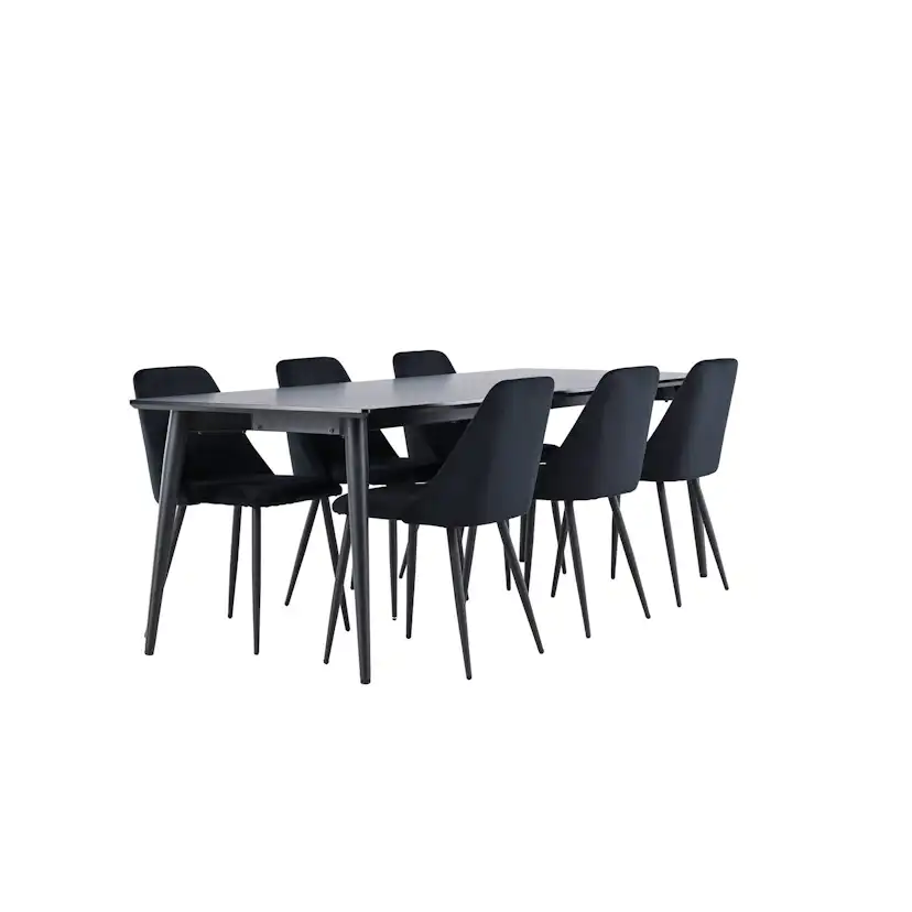 Matgrupp Venture Home Ellis 230 med 6 st Night Stolar