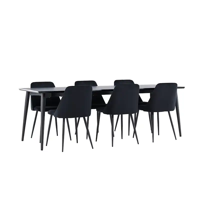 Matgrupp Venture Home Ellis 230 med 6 st Night Stolar