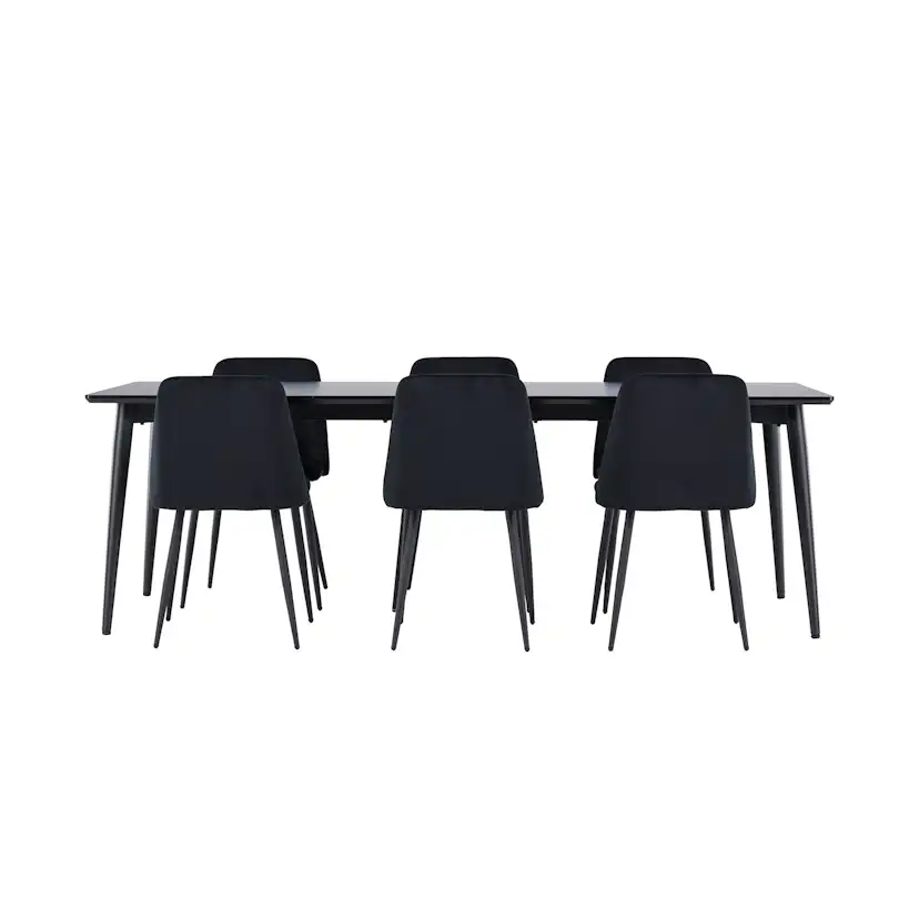 Matgrupp Venture Home Ellis 230 med 6 st Night Stolar