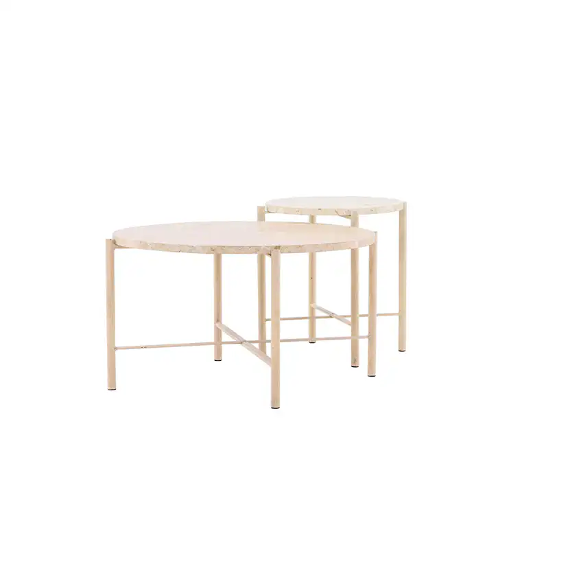 Soffbord Vind Sandhamn Ø70 cm & Ø40 cm