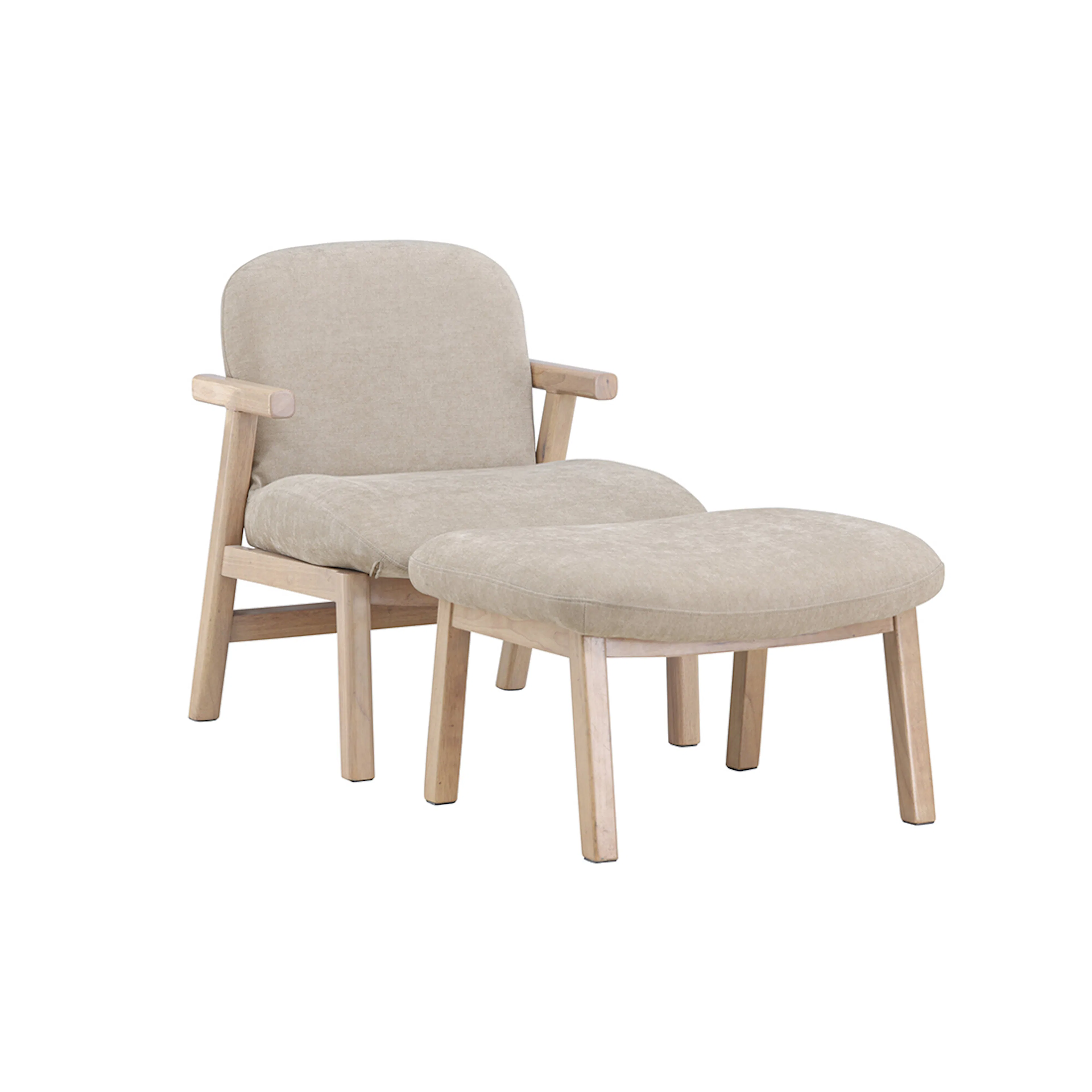 Fåtölj Venture Home Rile med Fotpall