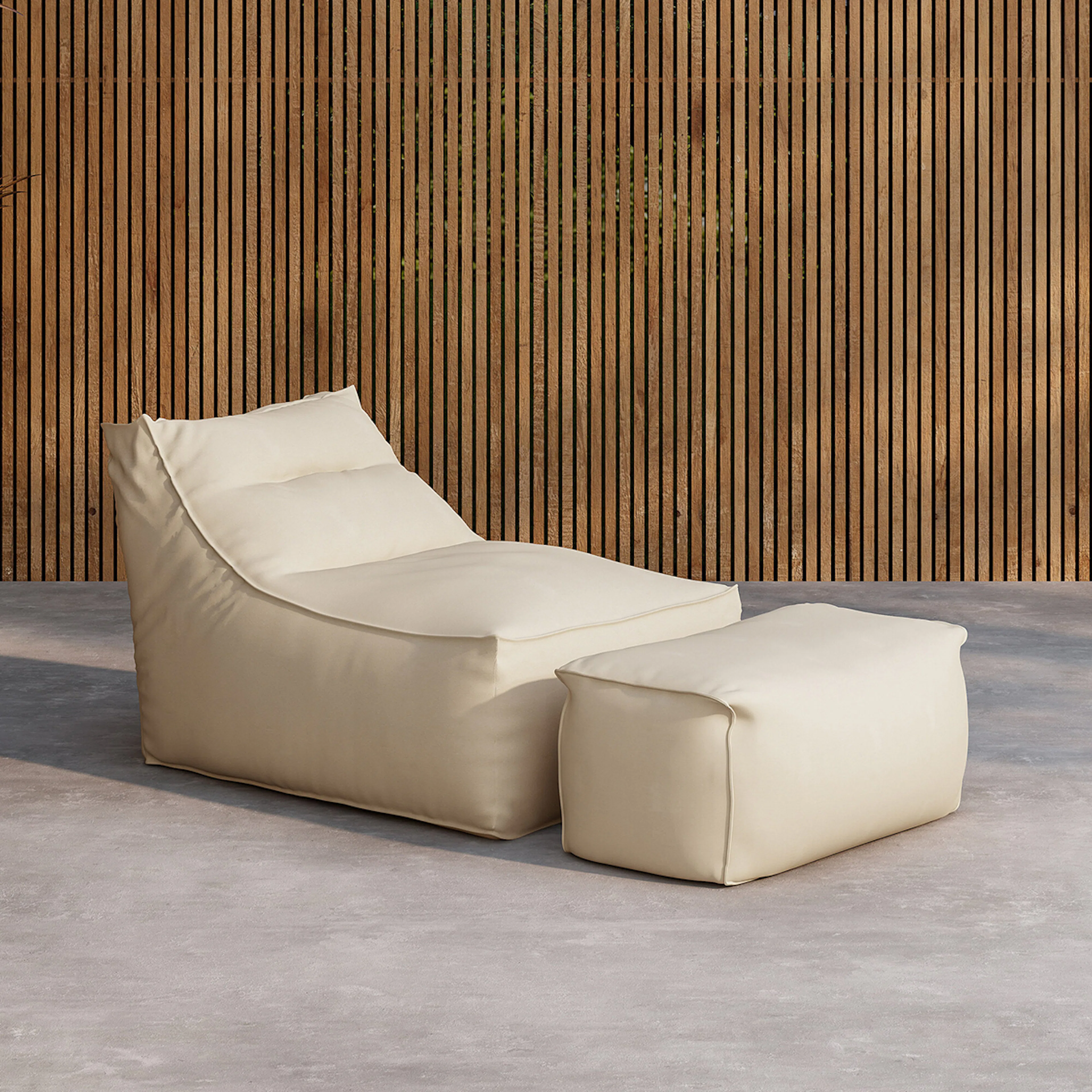 Loungefåtölj Venture Home Redang med Fotpall