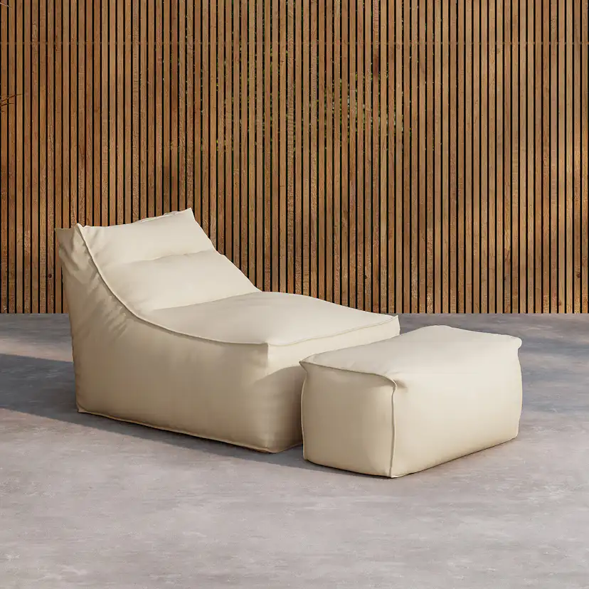 Loungefåtölj Venture Home Redang med Fotpall