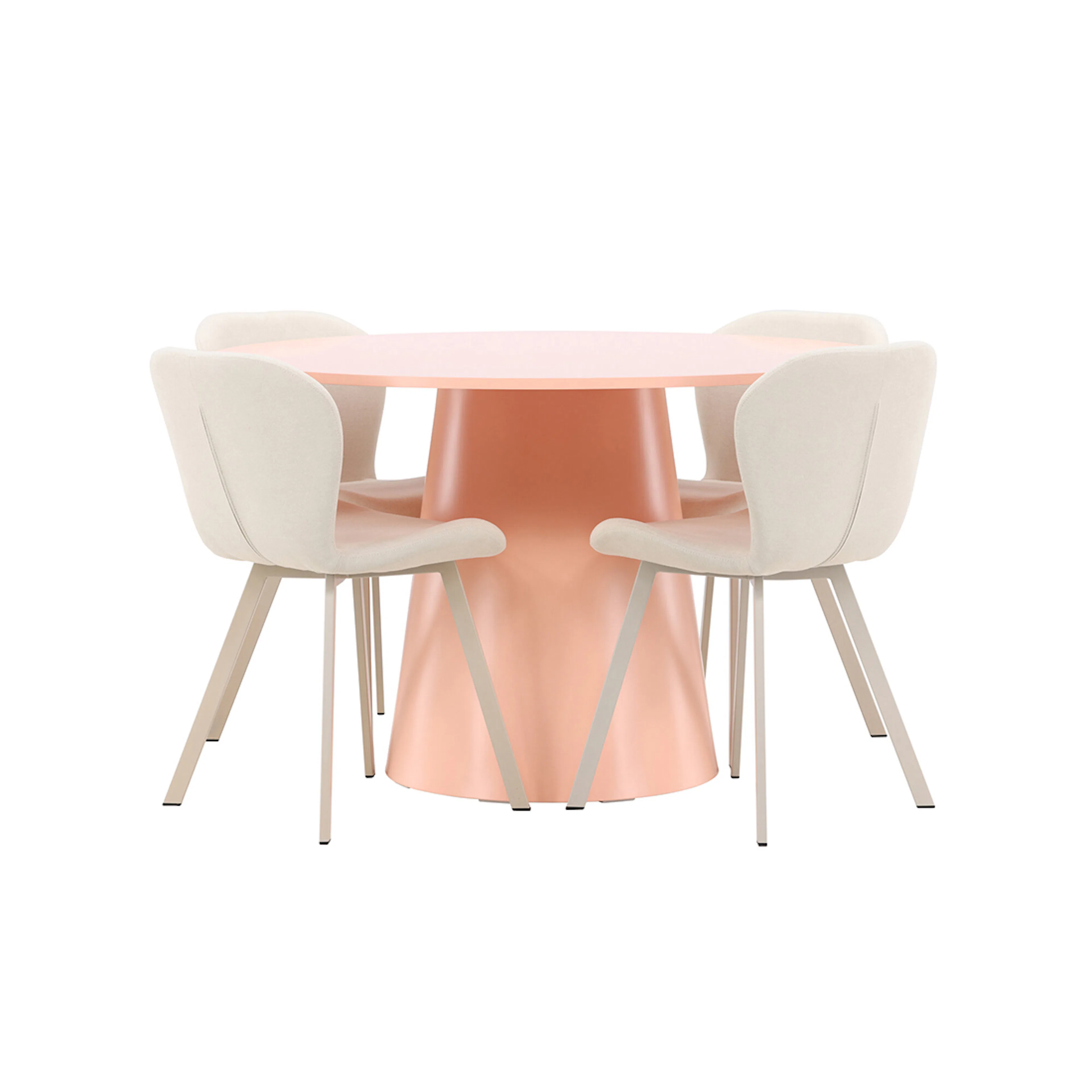 Matgrupp Venture Home Lanzo Ø120 cm med 4st Lilja Matstolar