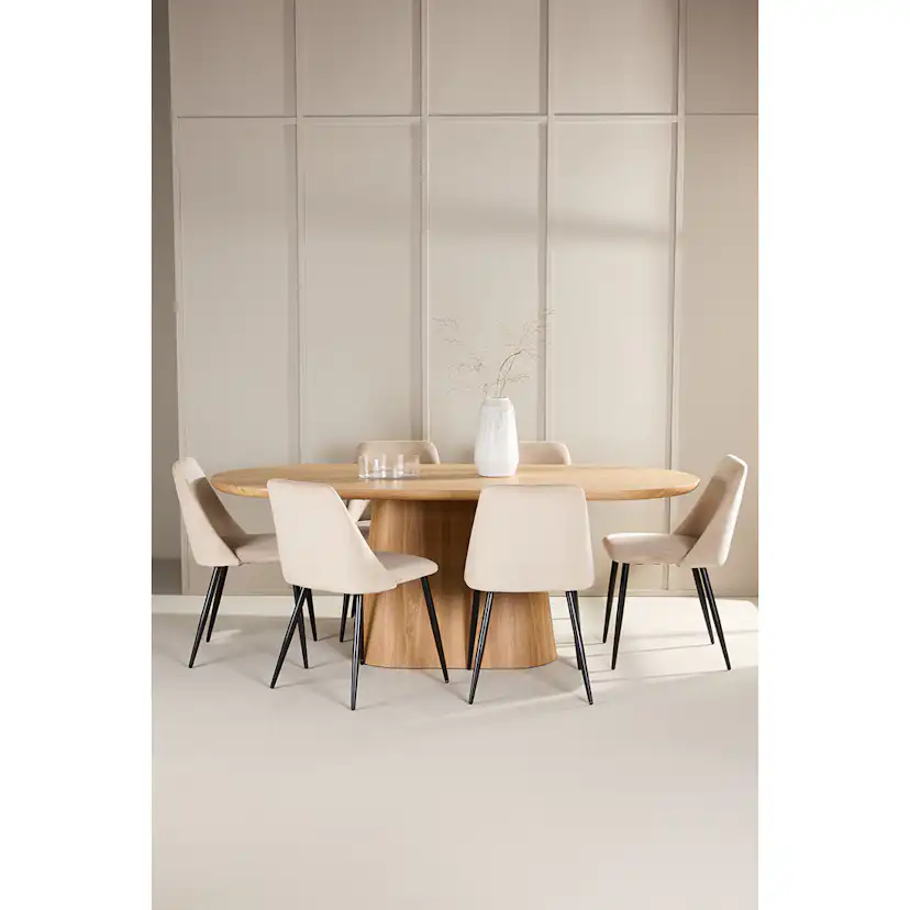 Matgrupp Venture Home Stjärnö med 6st Night Matstolar