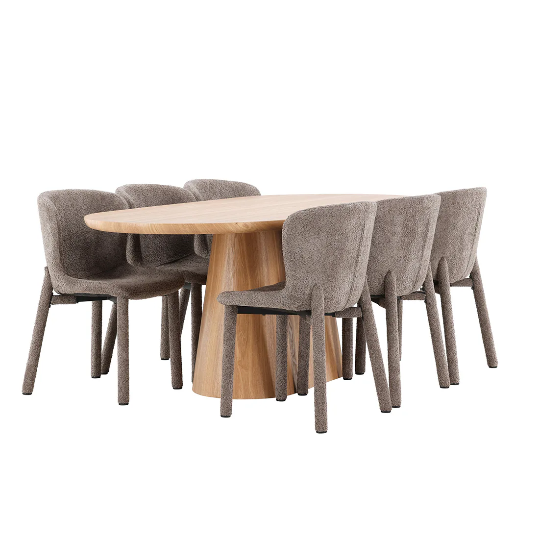 Matgrupp Venture Home Stjärnö med 6st Astoria Matstolar