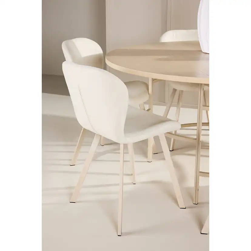 Matgrupp Venture Home Copenhagen Ø140 cm med 6st Lilja Matstolar