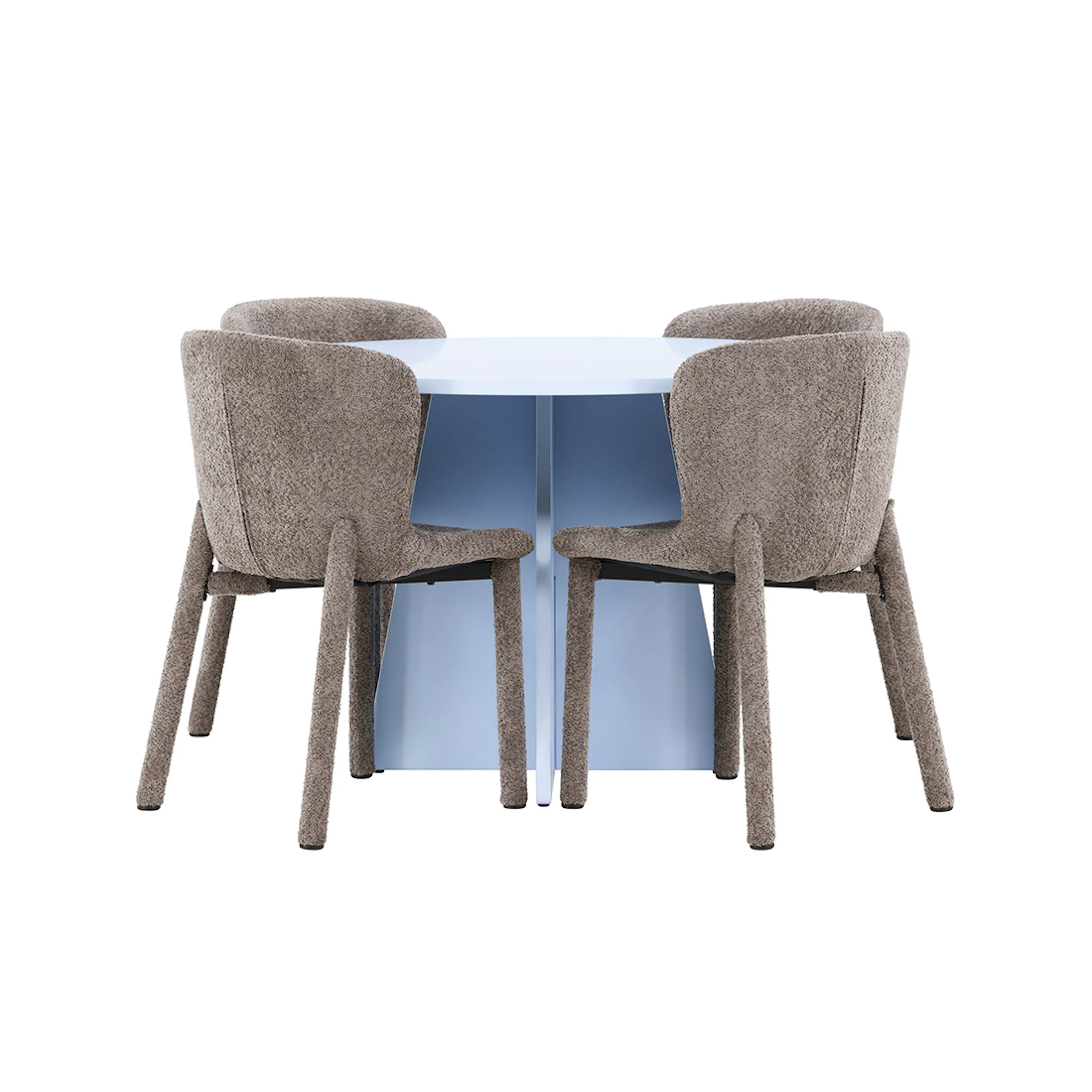 Matgrupp Venture Home Bootcut Ø110 cm med 4st Astoria Matstolar