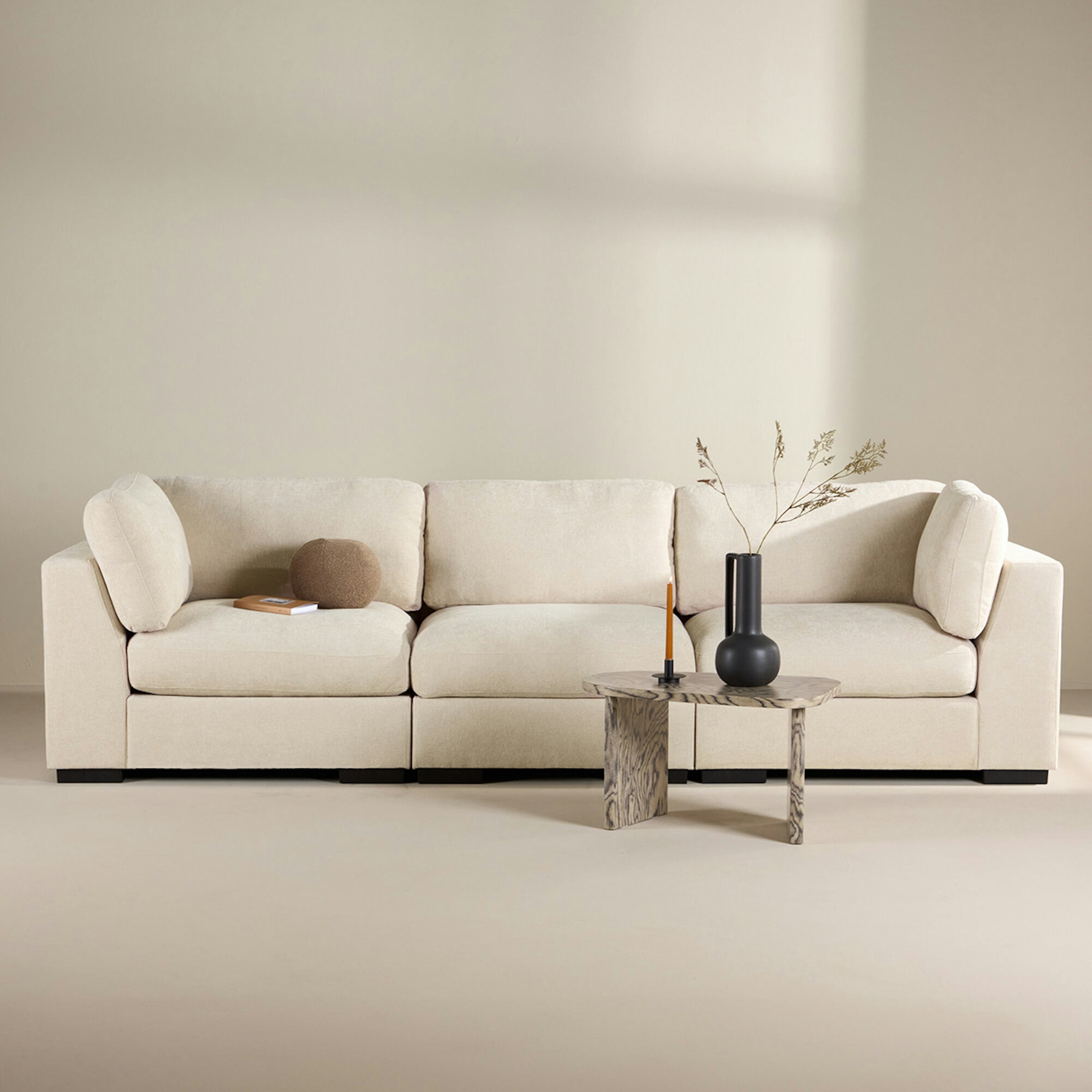 3-sitssoffa Venture Home Salerno Beige