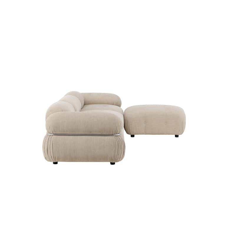 3-sitssoffa Venture Home Mika 4 st Moduler Beige Divan