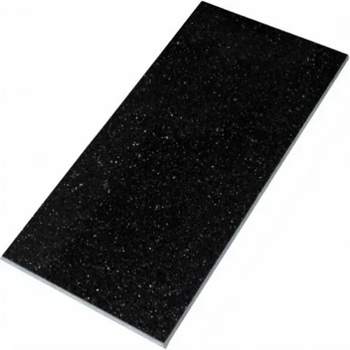Granitplatta Stencentralen Black Galaxy Polerad 305x610mm