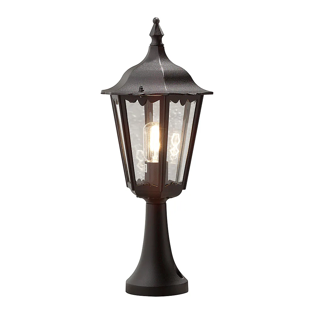 Grindstolpslykta Gnosjö Konstsmide Firenze E27 med Stolpe