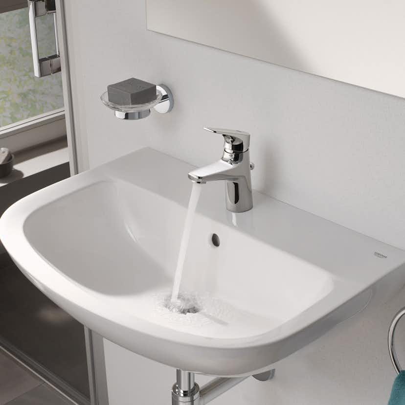 Tvättställsblandare Grohe BauFlow 23751 med Lyftventil