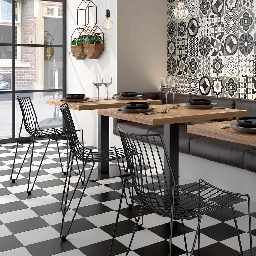 Klinker Tenfors Mugat Svart Matt 22x22 cm