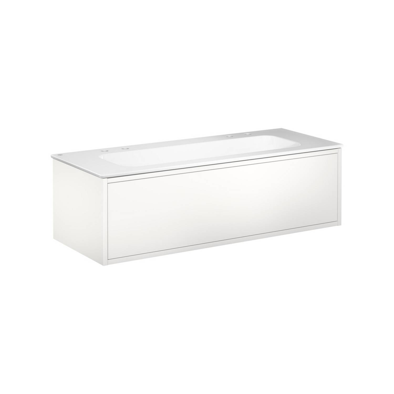 Tvättställskåp Gustavsberg Ducentic 120 cm med Tvättställ i Porslin