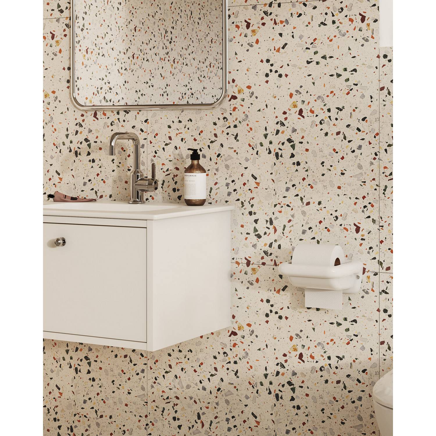 Tvättställskåp Gustavsberg Ducentic 100 cm med Tvättställ i Porslin