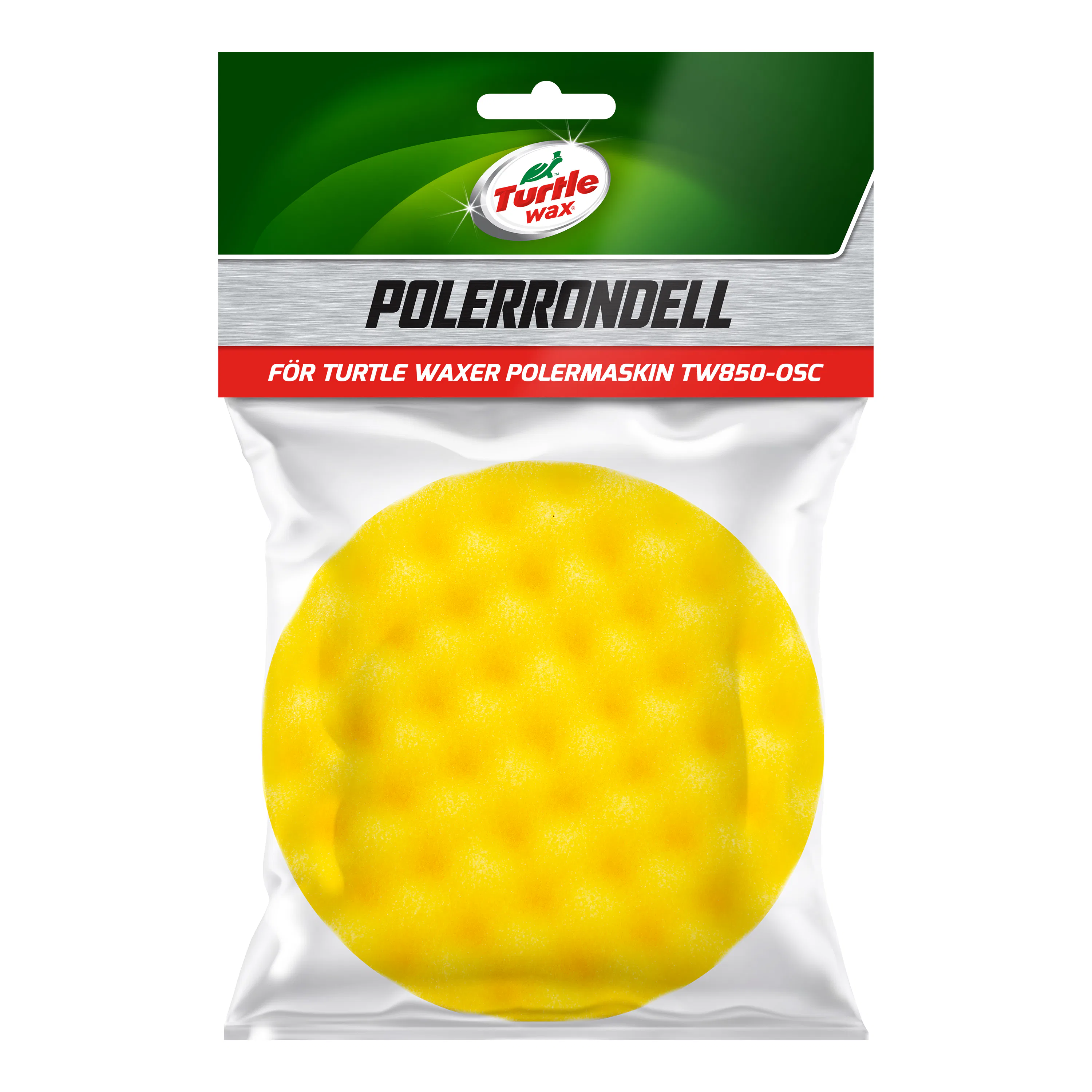 Polerrondell Turtle Wax Våff.Gul 25x130mm