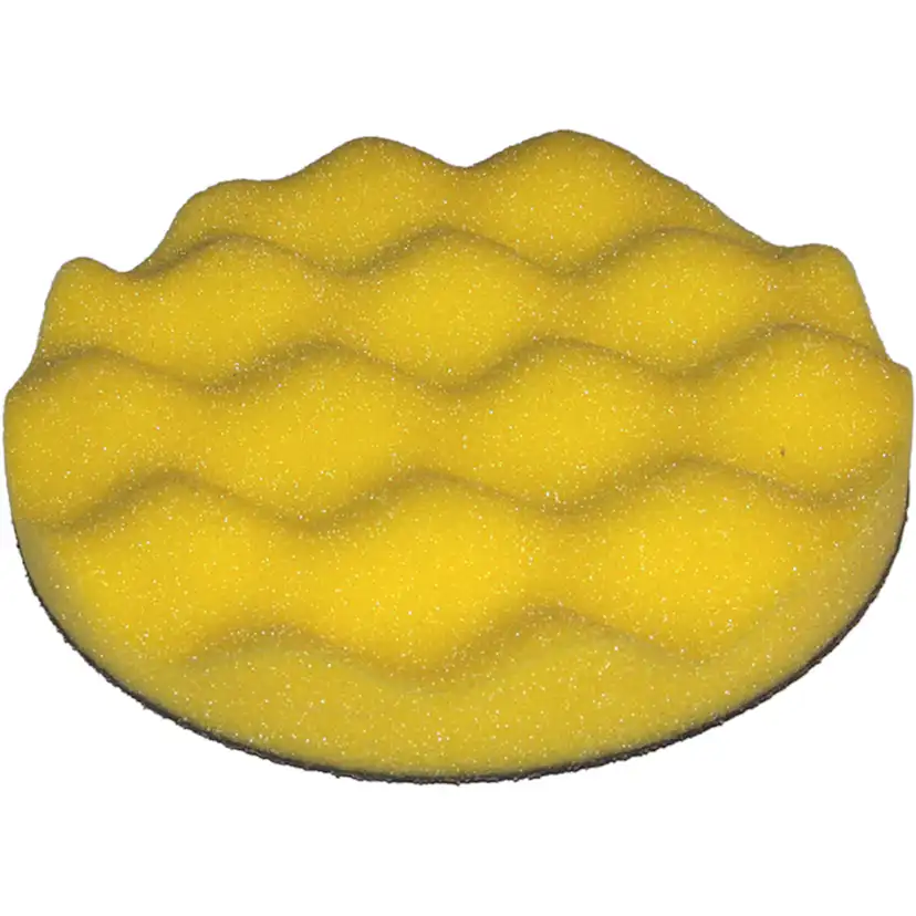 Polerrondell Turtle Wax Våfflad Gul 25x160mm