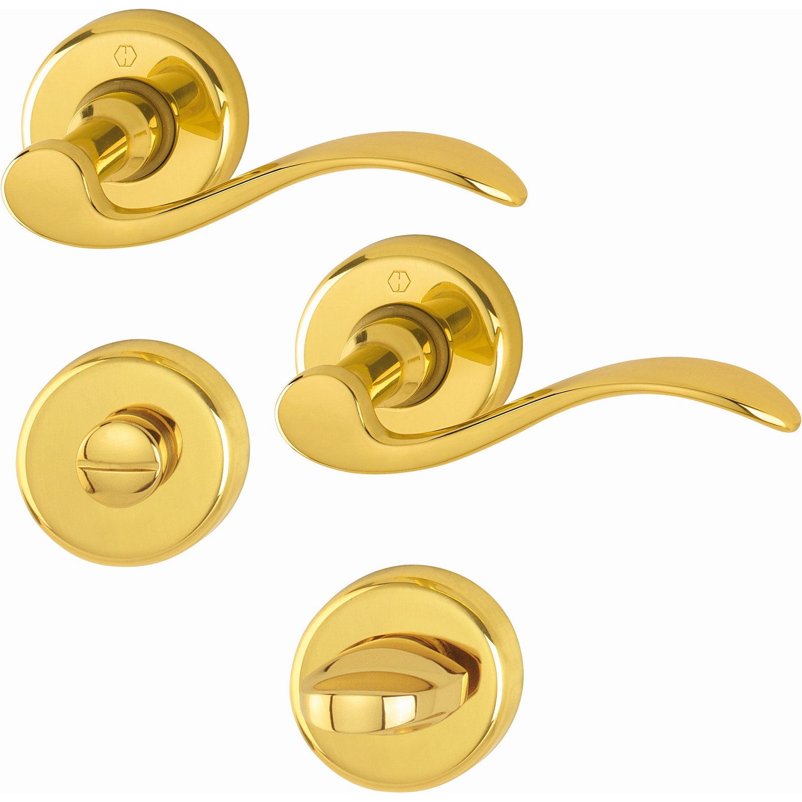 Innerdörrhandtag HOPPE Malaga M166 F71 37-42 WC