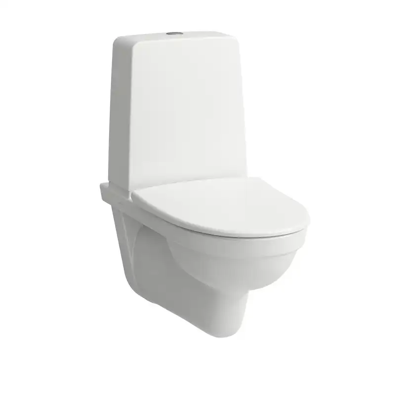 Vägghängd Toalettstol Laufen Kompas 825159 Rimless inkl Mjuksits