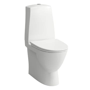 Toalettstol Laufen Pro N 828969 Rimless P-lås för Limning exkl Sits