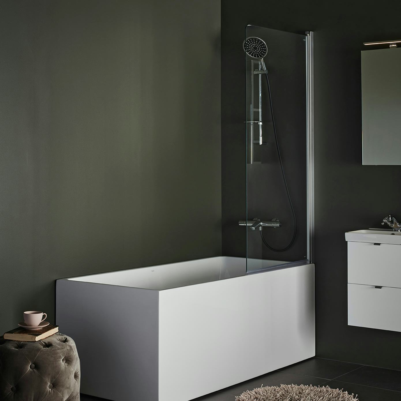 Badkarsvägg Hafa Igloo Pro 750x1500