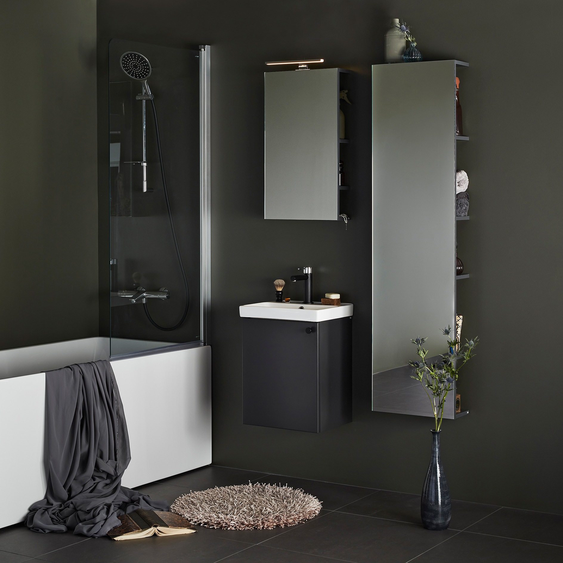 Badrumsspegel Hafa Store Helfigur 400