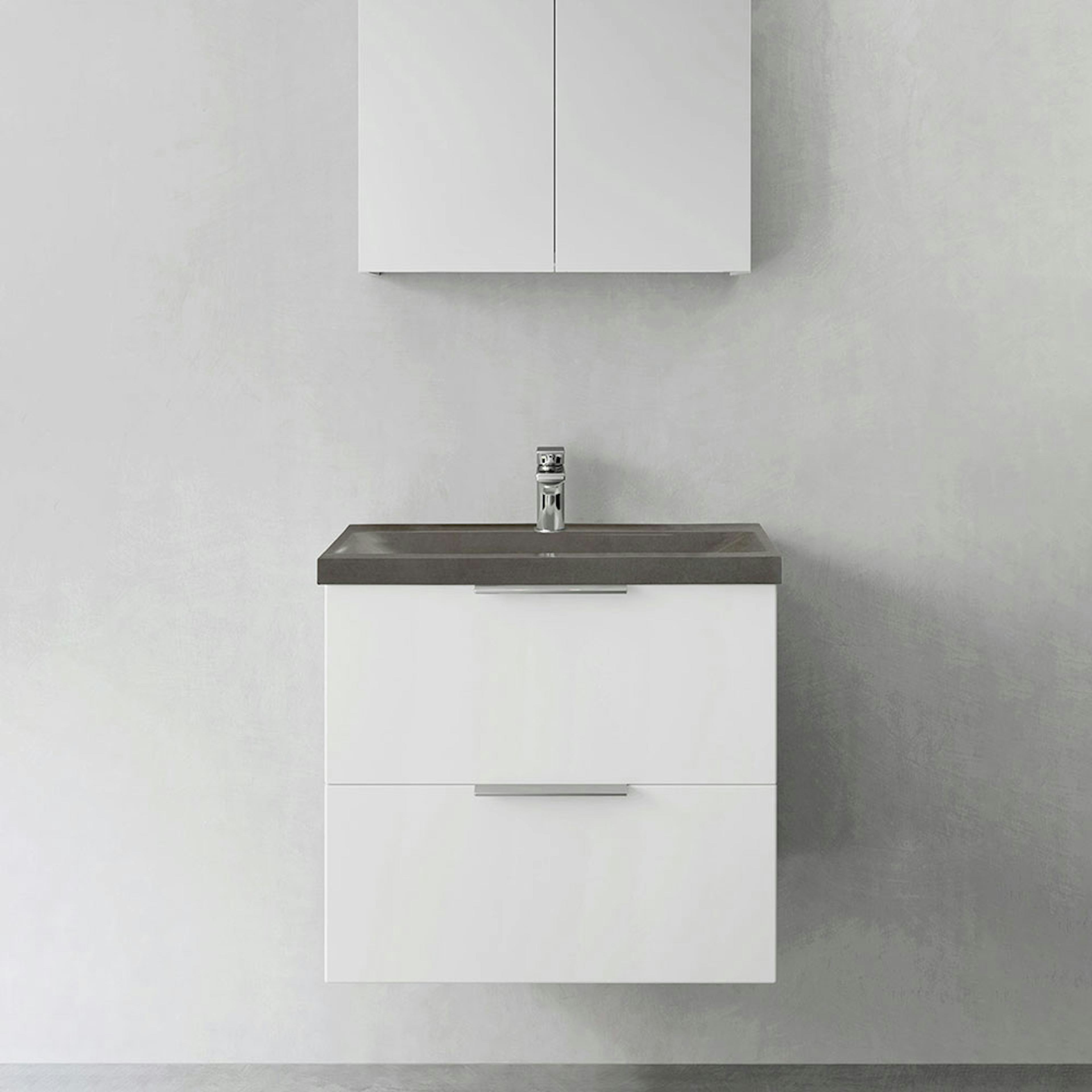 Tvättställsskåp Hafa Shape med Betong Tvättställ