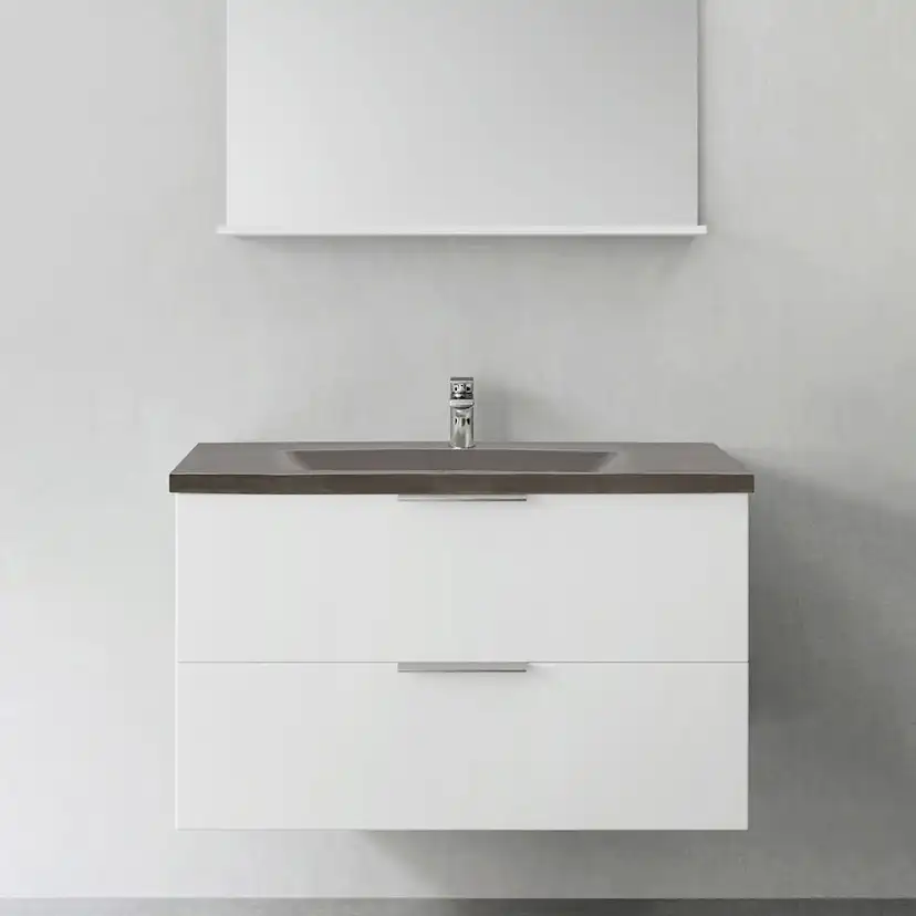 Tvättställsskåp Hafa Shape med Betong Tvättställ