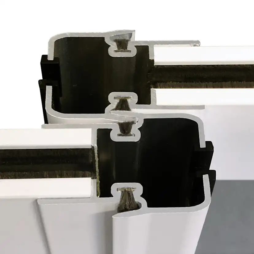 Skjutbart Dörrparti 4-Delad Halle Primolux