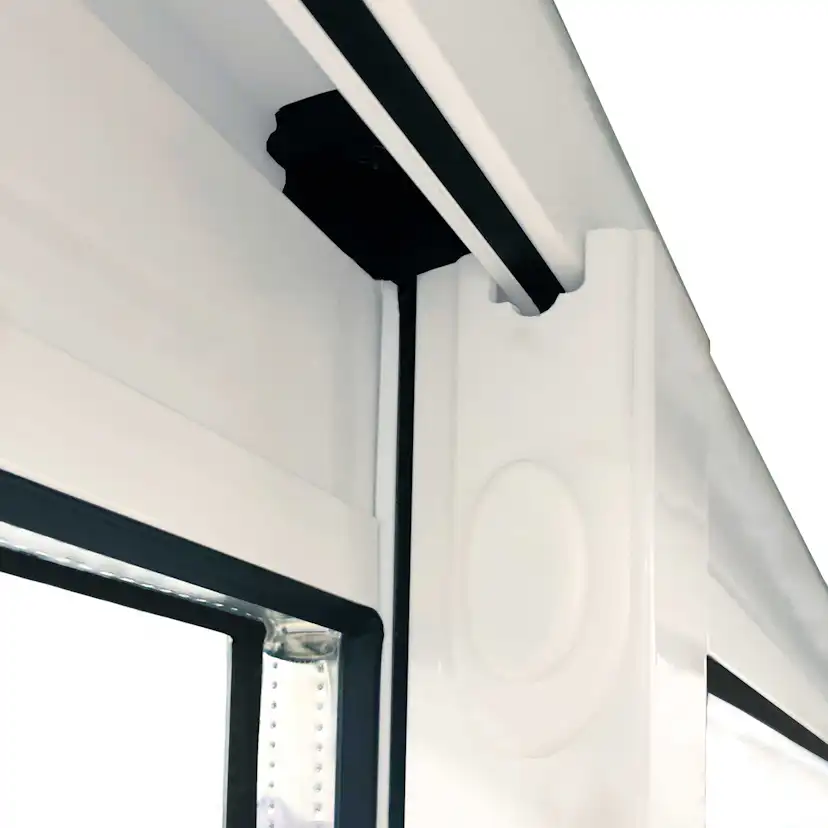 Skjutbart Fönsterparti Halle Thermo 6 Fönster 3 Spår Vit