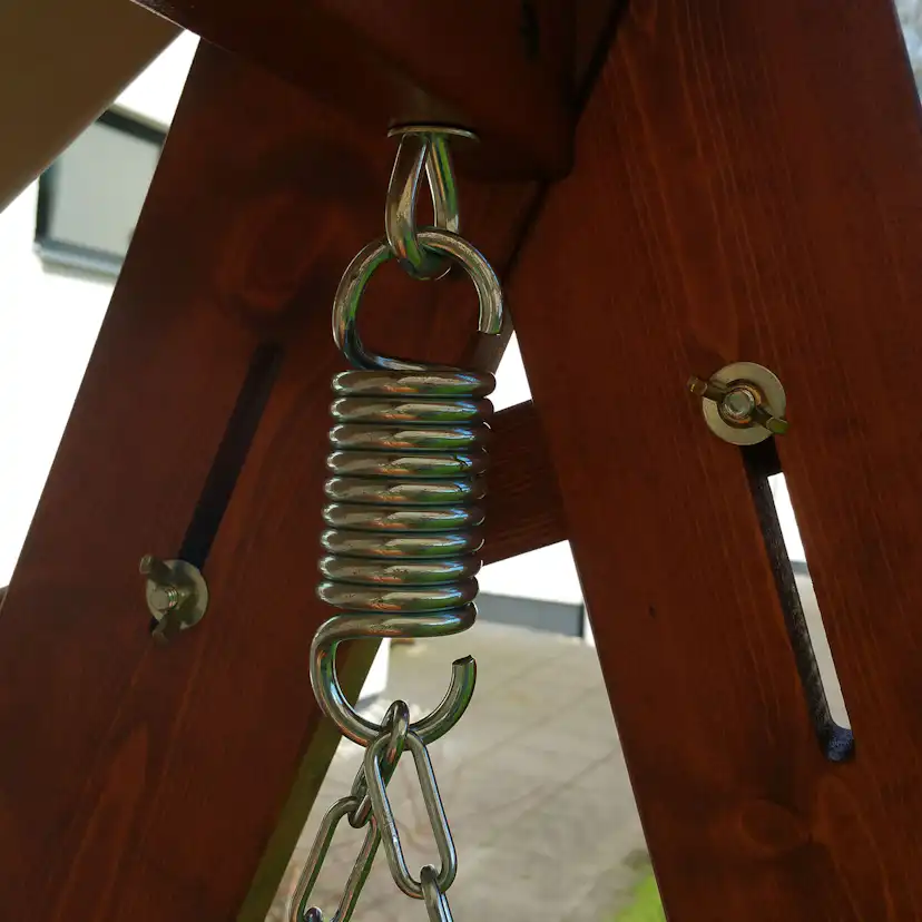 Hammock Eden Wood Mellby 3-sits Hängsoffa Brunlaserad Utomhus