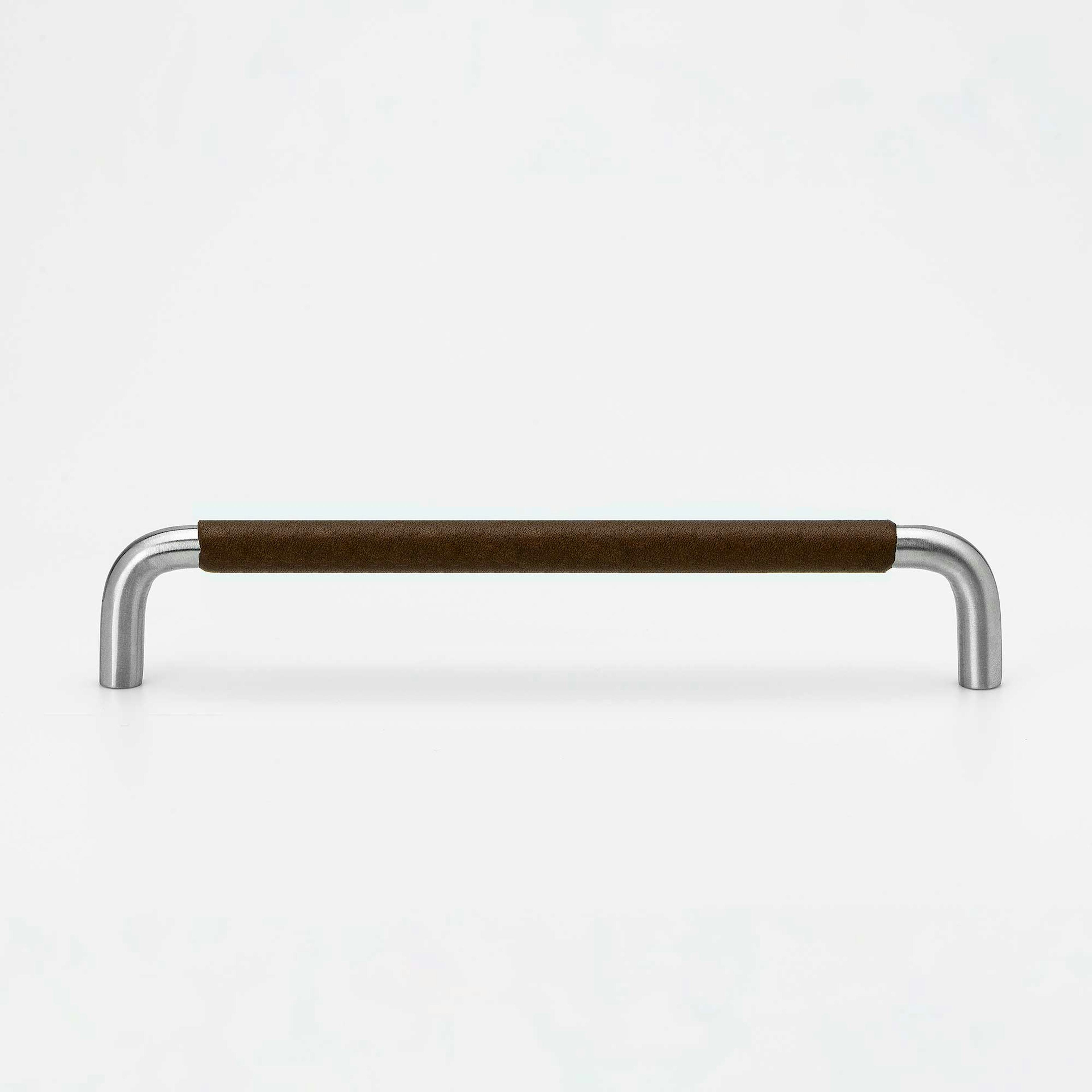 Handtag Beslag Design SS-A Läderlindad Brun