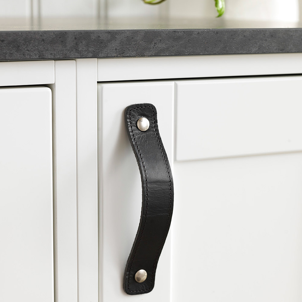 Handtag Hafa Eden Läder Svart