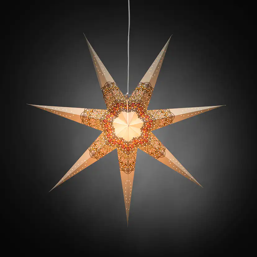 Adventsstjärna Gnosjö Konstsmide Hängande 78 Vit/Multi color