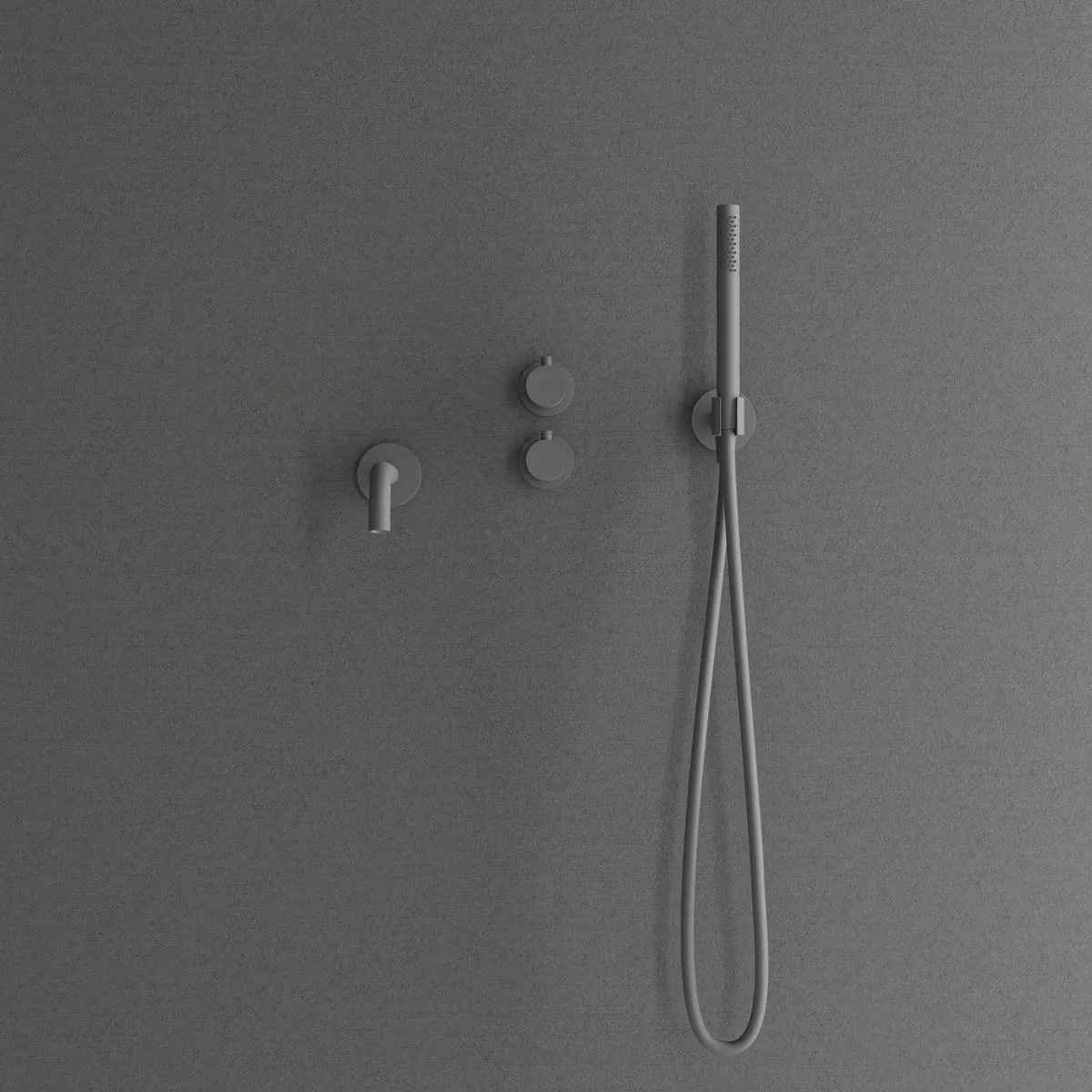 Badkarsblandare Scandtap Steel Harmonized 4 för Inbyggnad